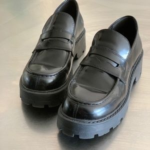 VAGABOND Shoemakers Black Chunky Cosmo 2.0 Loafer -Excellent Condition (Size 39)